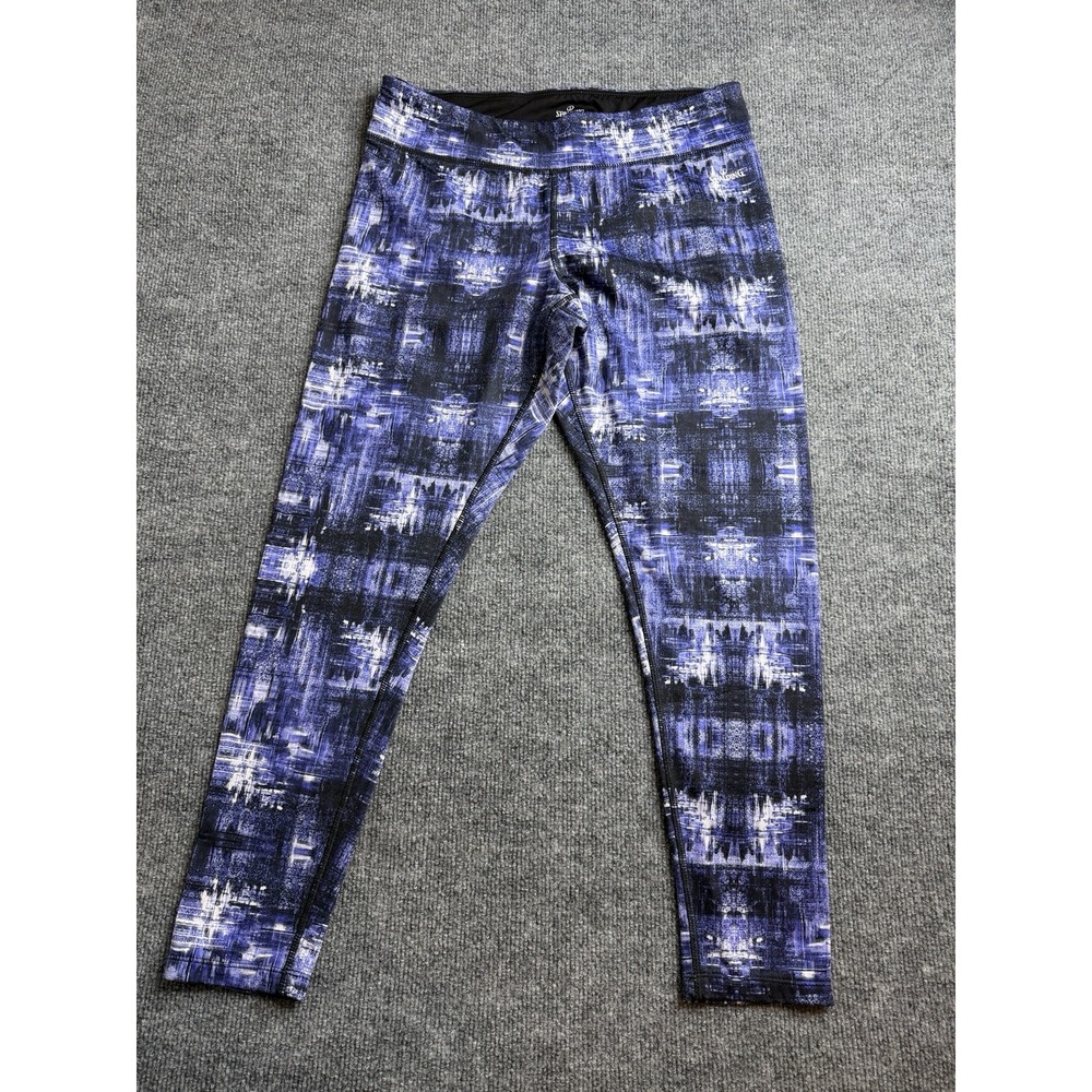 Spalding Leggings Abstract Print Athleisure Activewear Colorful Size‎ Large